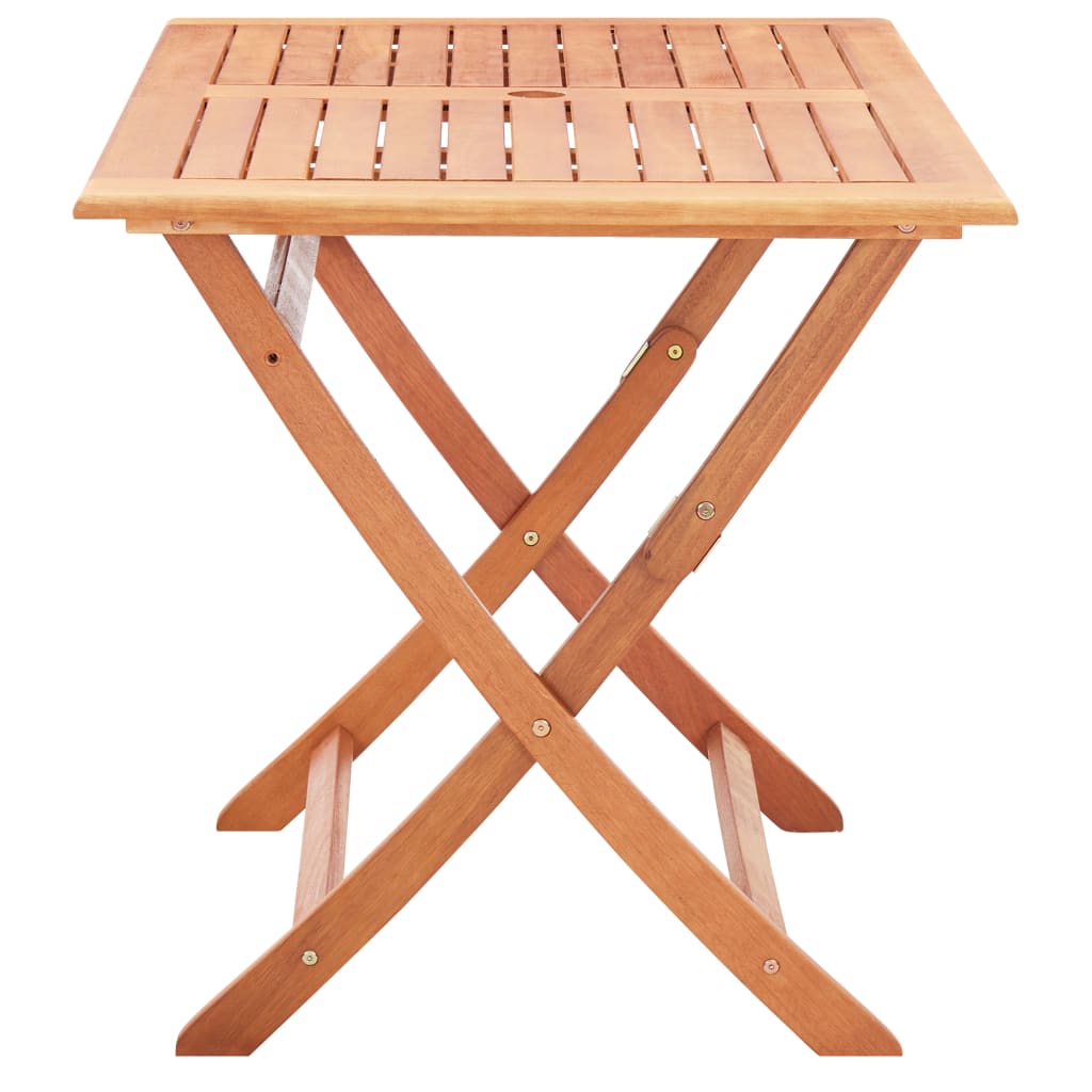 5 Piece Outdoor Dining Set Solid Eucalyptus Wood