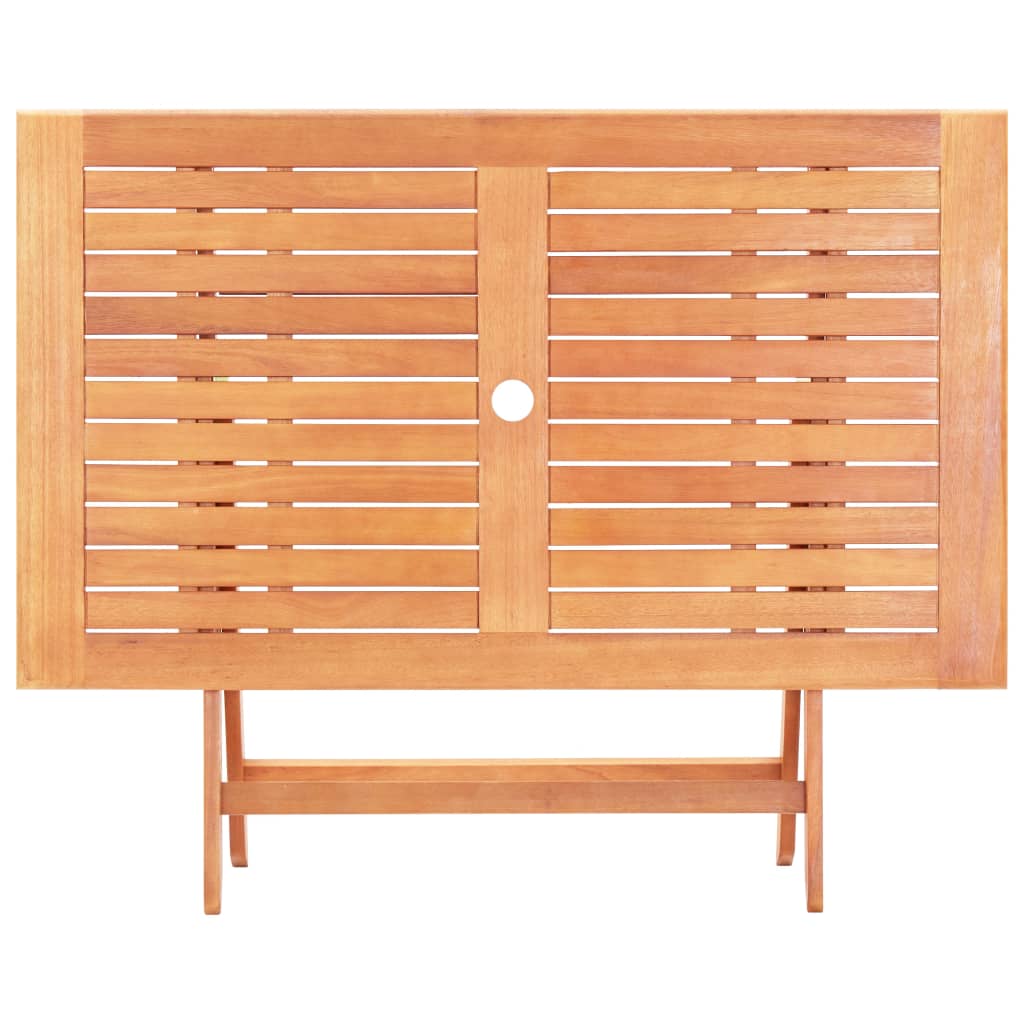 5 Piece Outdoor Dining Set Solid Eucalyptus Wood