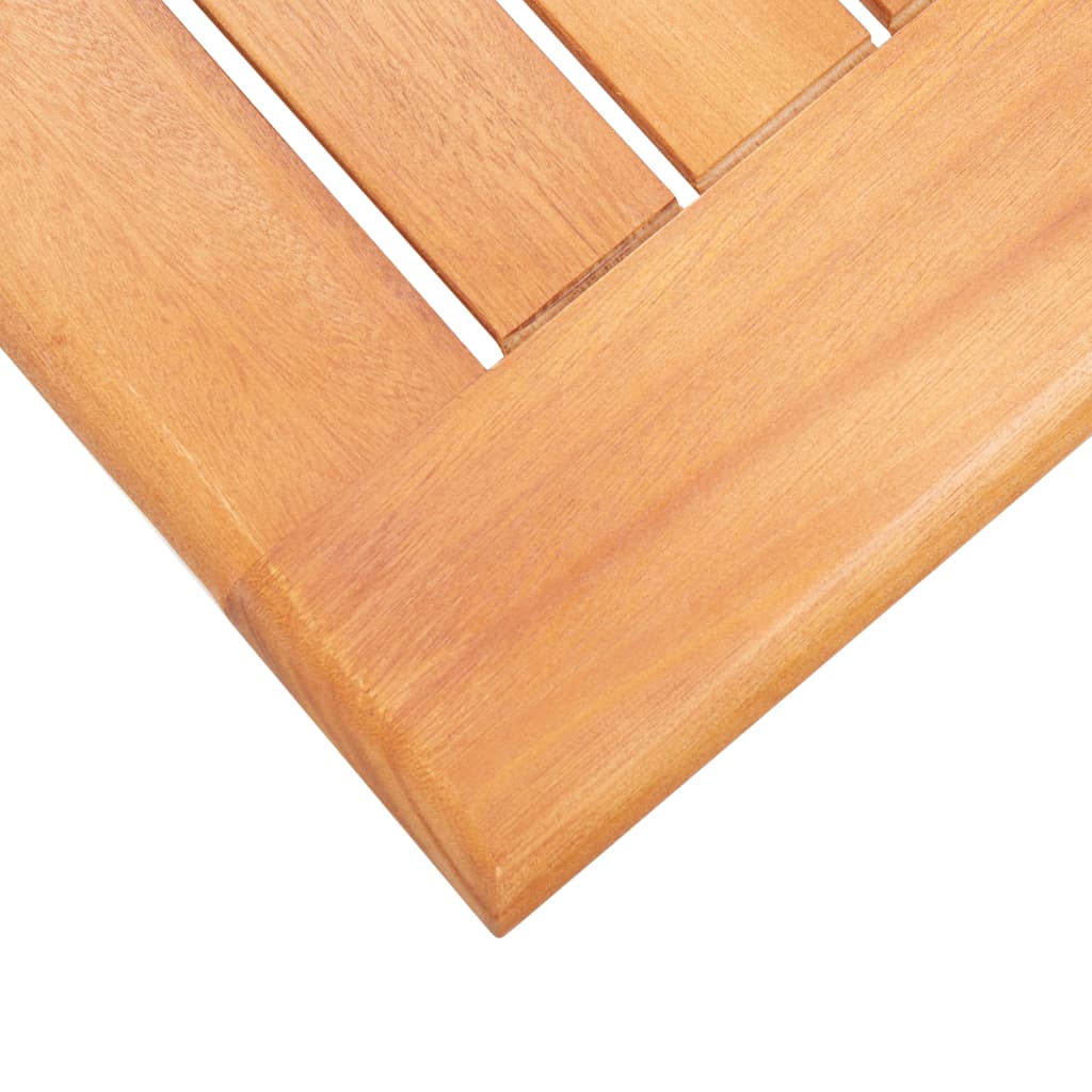 5 Piece Outdoor Dining Set Solid Eucalyptus Wood
