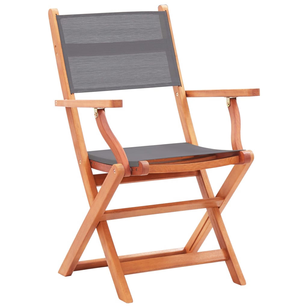 5 Piece Outdoor Dining Set Solid Eucalyptus Wood