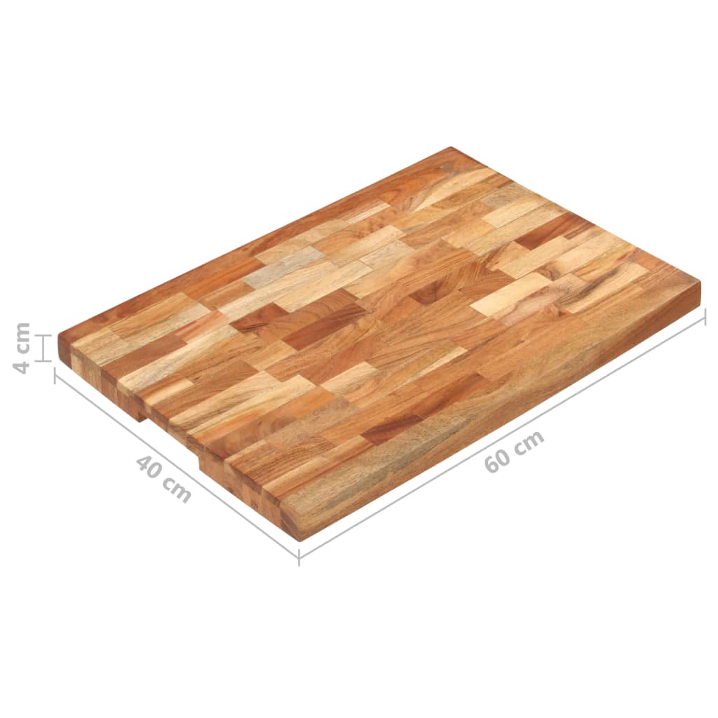 Chopping Board Solid Acacia Wood