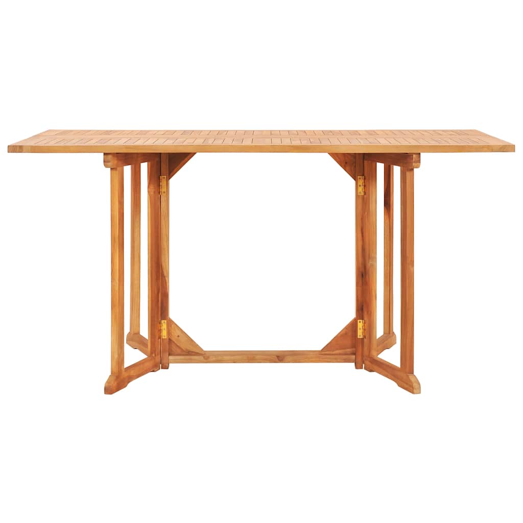 Folding Butterfly Garden Table 150X90X75 Cm Solid Teak Wood