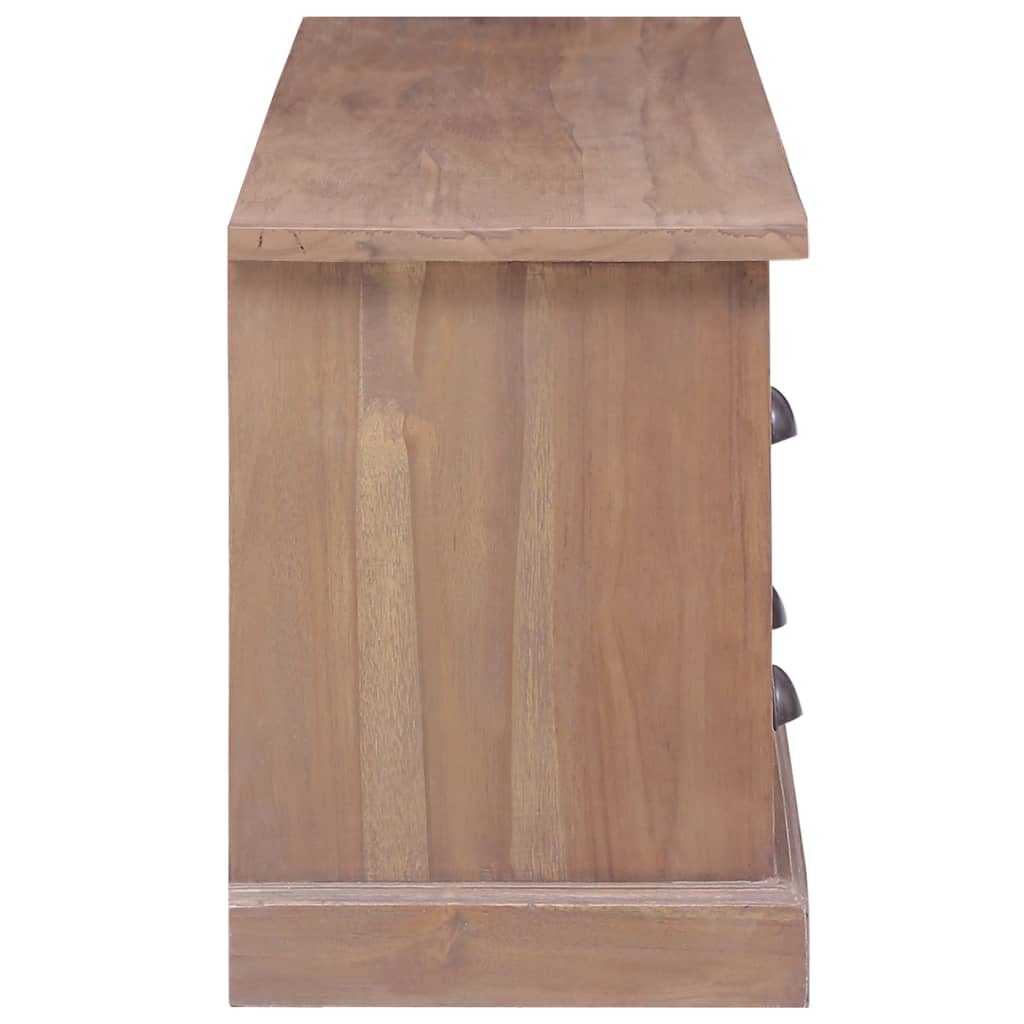 Tv Cabinet 120X30X40 Cm Solid Teak Wood