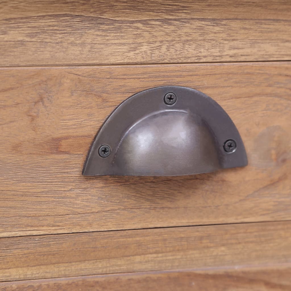 Tv Cabinet 120X30X40 Cm Solid Teak Wood