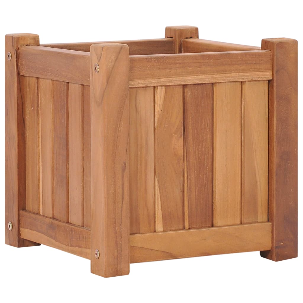 Raised Bed Solid Wood Teak