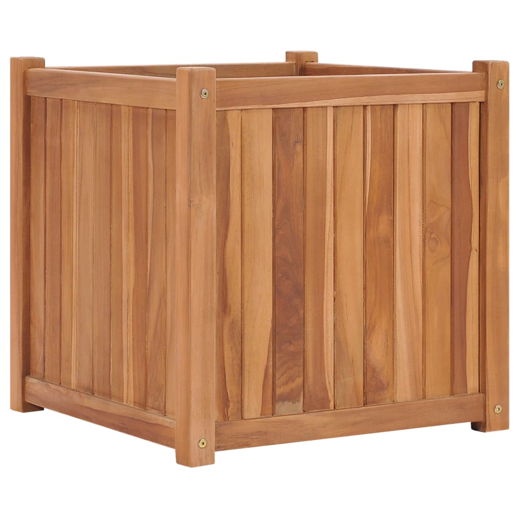 Raised Bed Solid Wood Teak