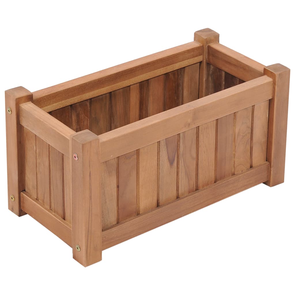 Raised Bed Solid Wood Teak