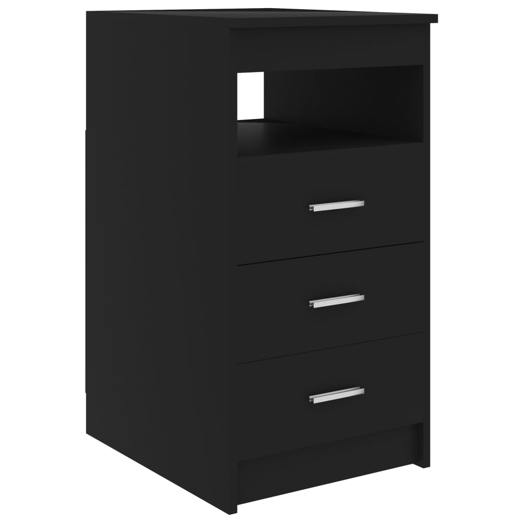 Drawer Cabinet 40X50X76 Cm Engineered Wood