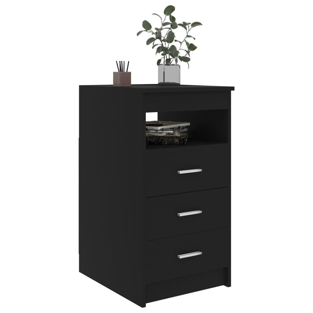 Drawer Cabinet 40X50X76 Cm Engineered Wood