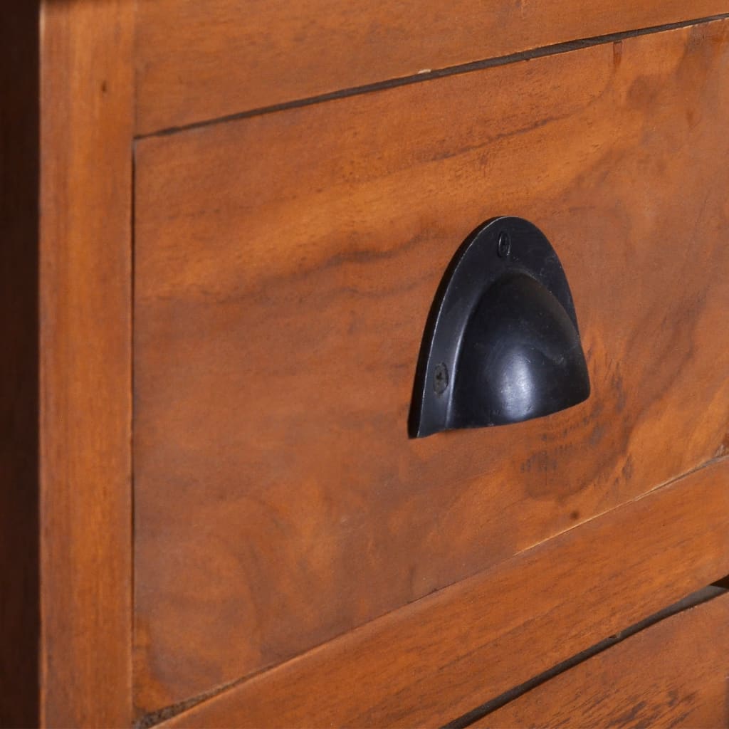Bedside Cabinet 40X35X60 Cm Solid Teak Wood