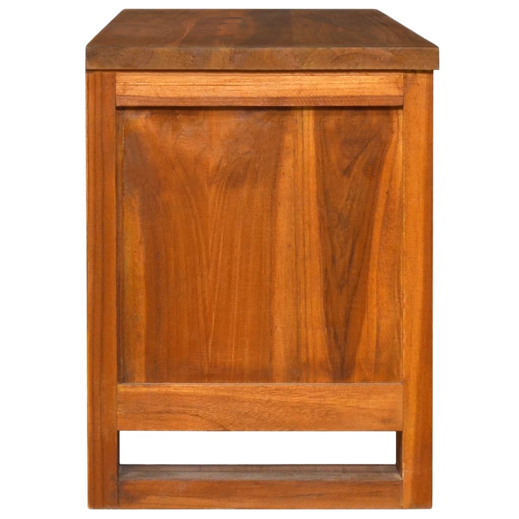Tv Cabinet 110X30X40 Cm Solid Teak Wood