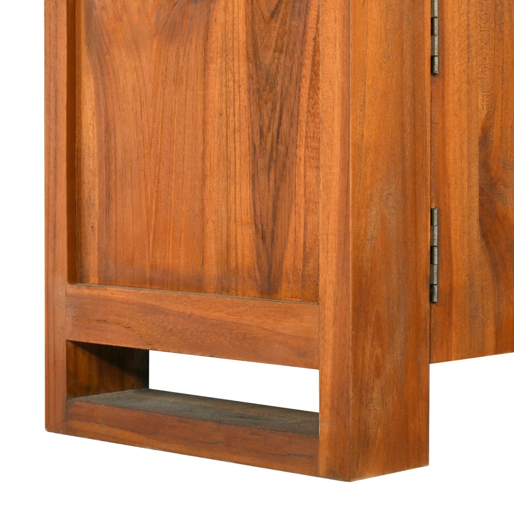 Tv Cabinet 110X30X40 Cm Solid Teak Wood