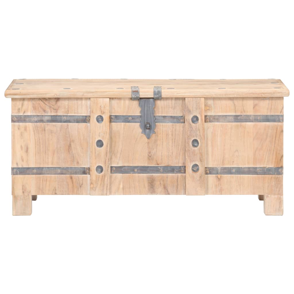 Chest 90X40X40 Cm Solid Acacia Wood