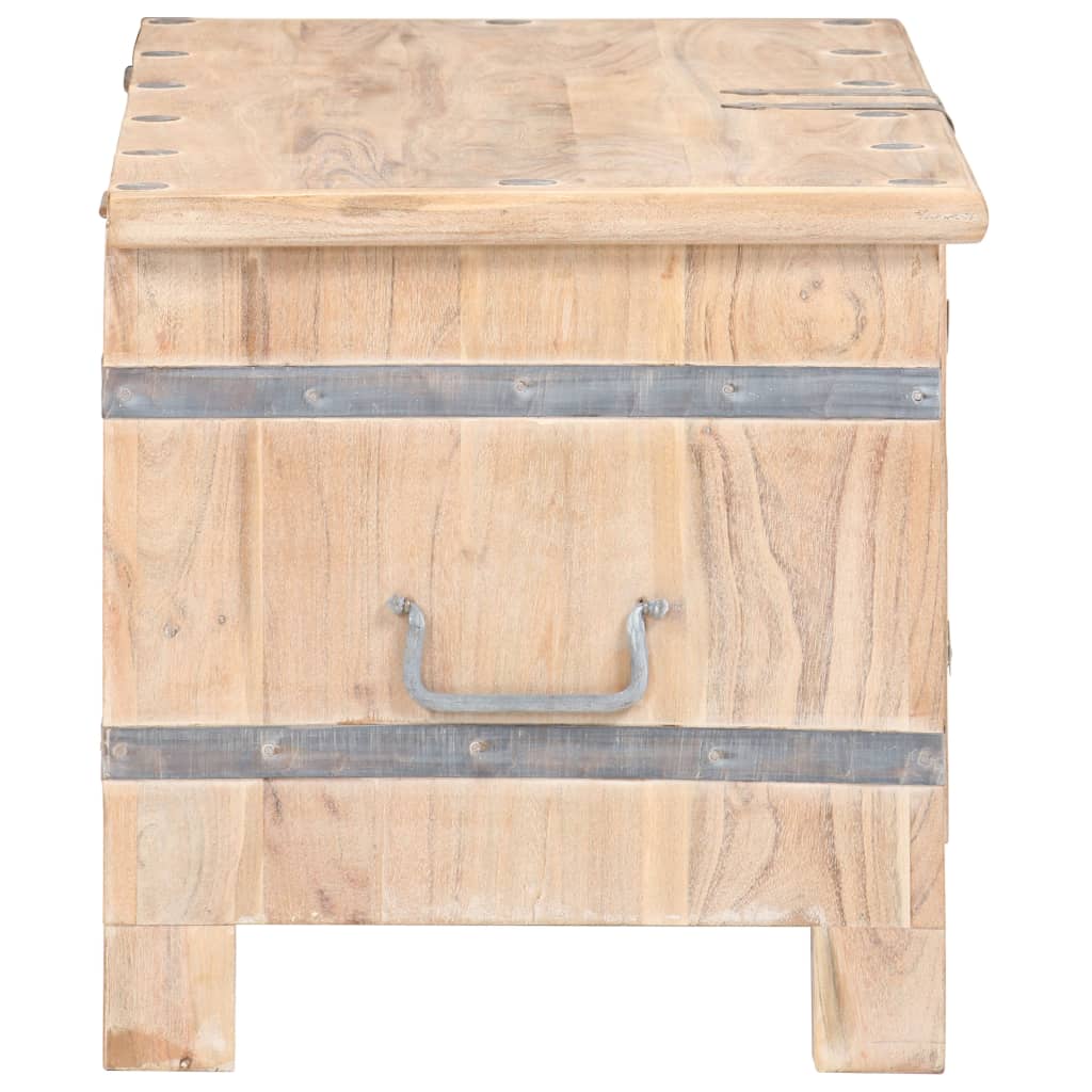 Chest 90X40X40 Cm Solid Acacia Wood