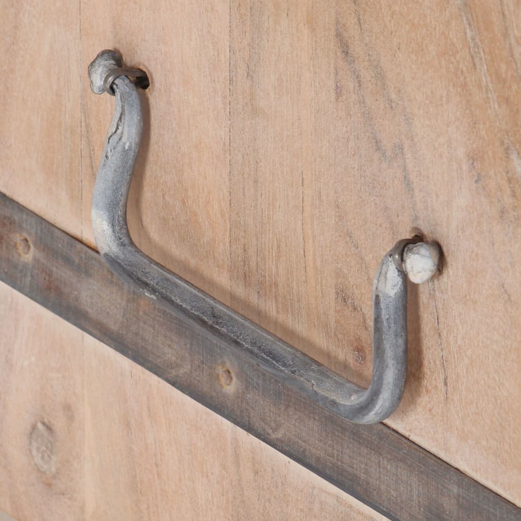 Chest 90X40X40 Cm Solid Acacia Wood