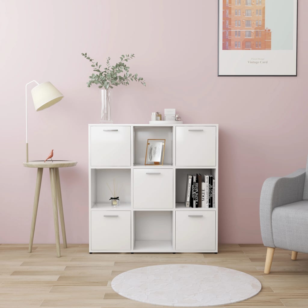 Book Cabinet 90X30X90 Cm Engineered Wood
