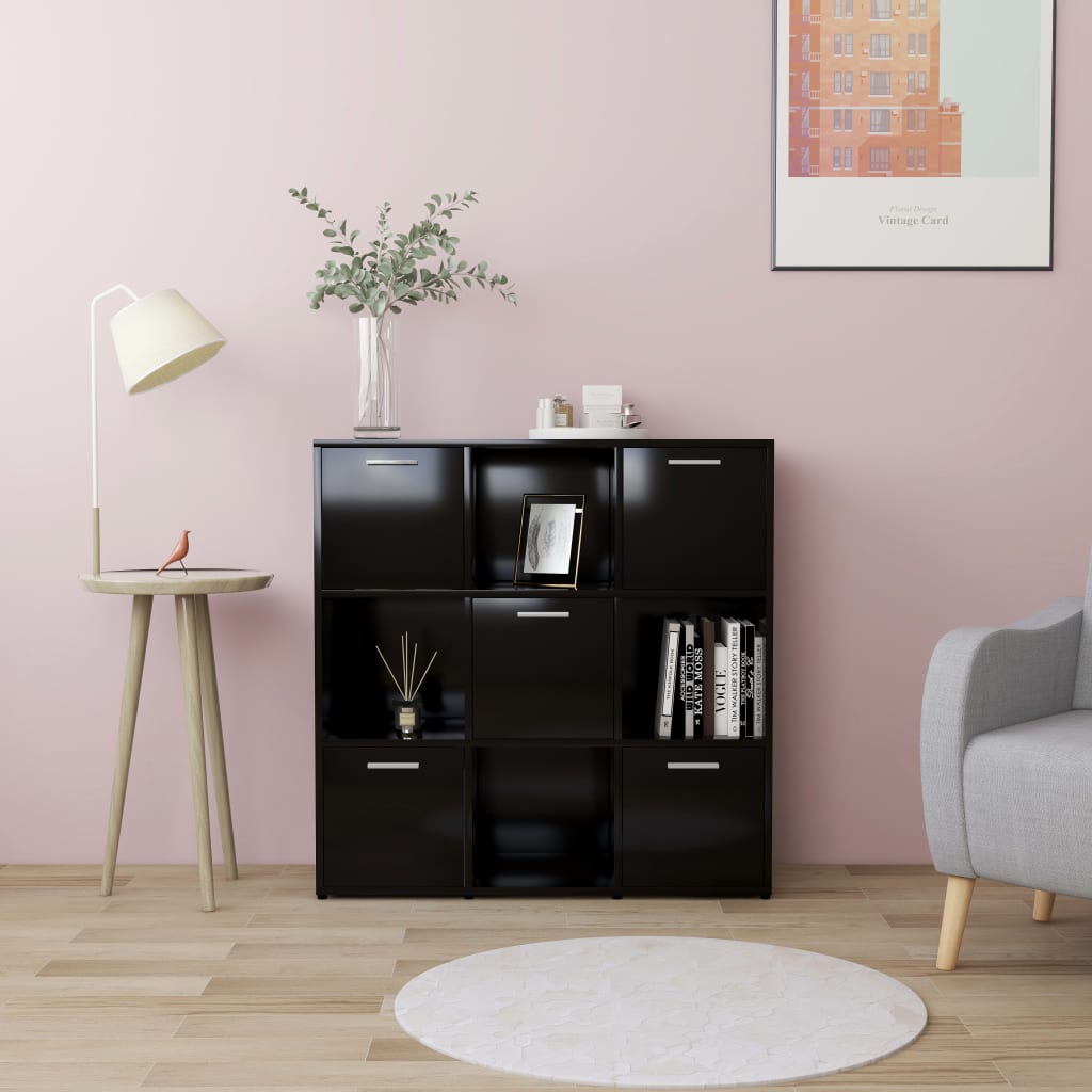 Book Cabinet 90X30X90 Cm Engineered Wood