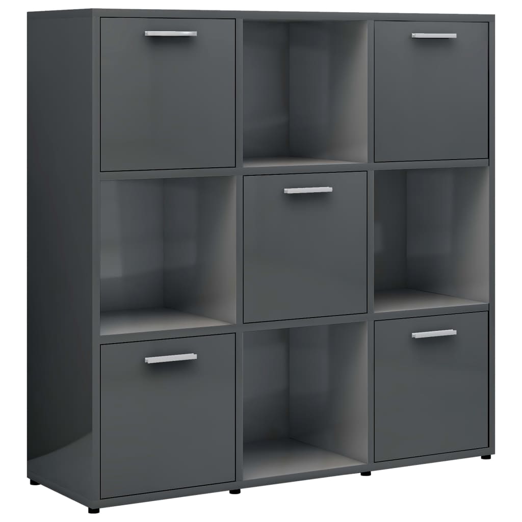 Book Cabinet 90X30X90 Cm Engineered Wood