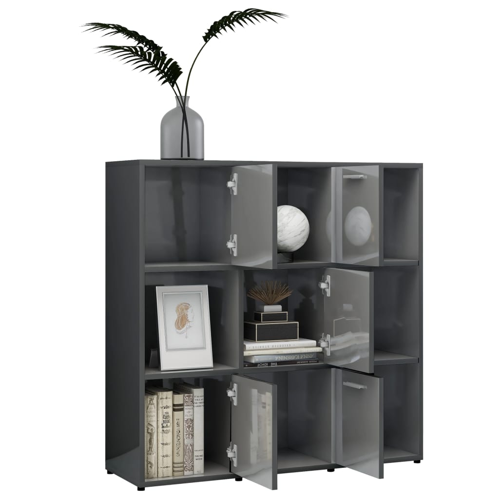 Book Cabinet 90X30X90 Cm Engineered Wood