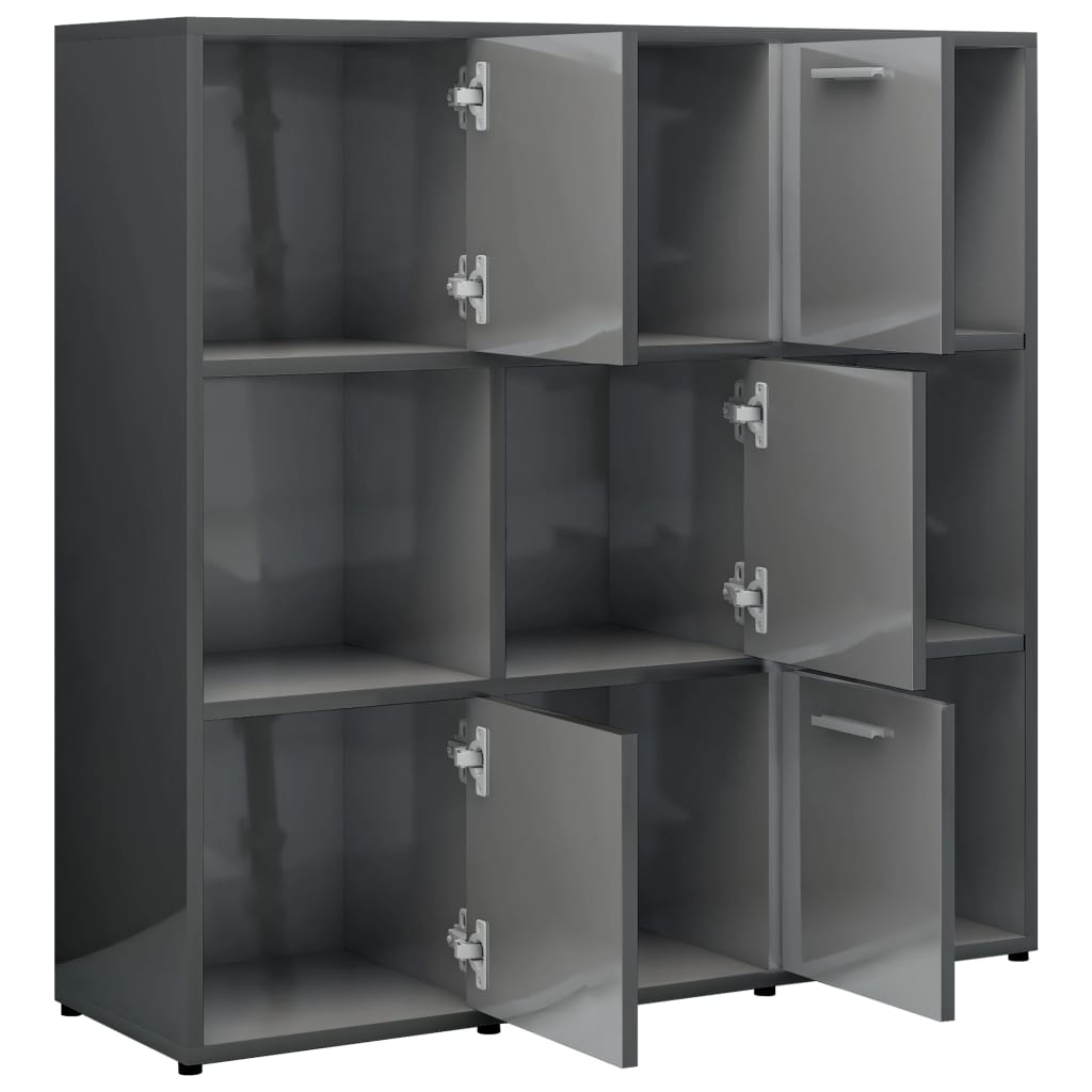 Book Cabinet 90X30X90 Cm Engineered Wood