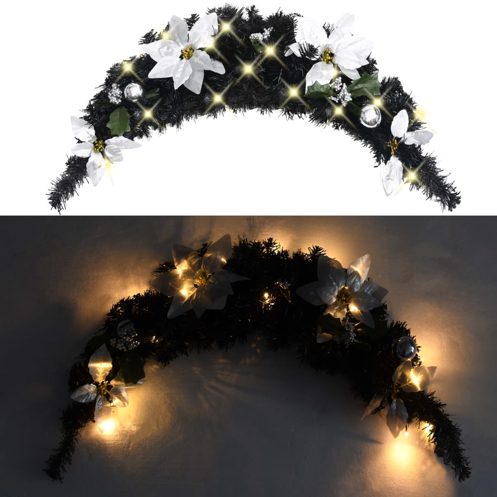 Christmas Arch With Led Lights 90 Cm Pvc