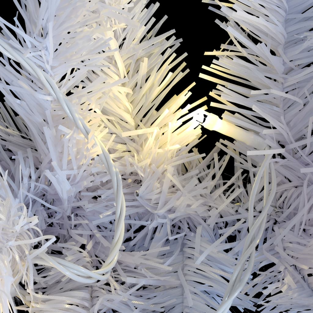 Christmas Garland With Led Lights White 5 M Pvc