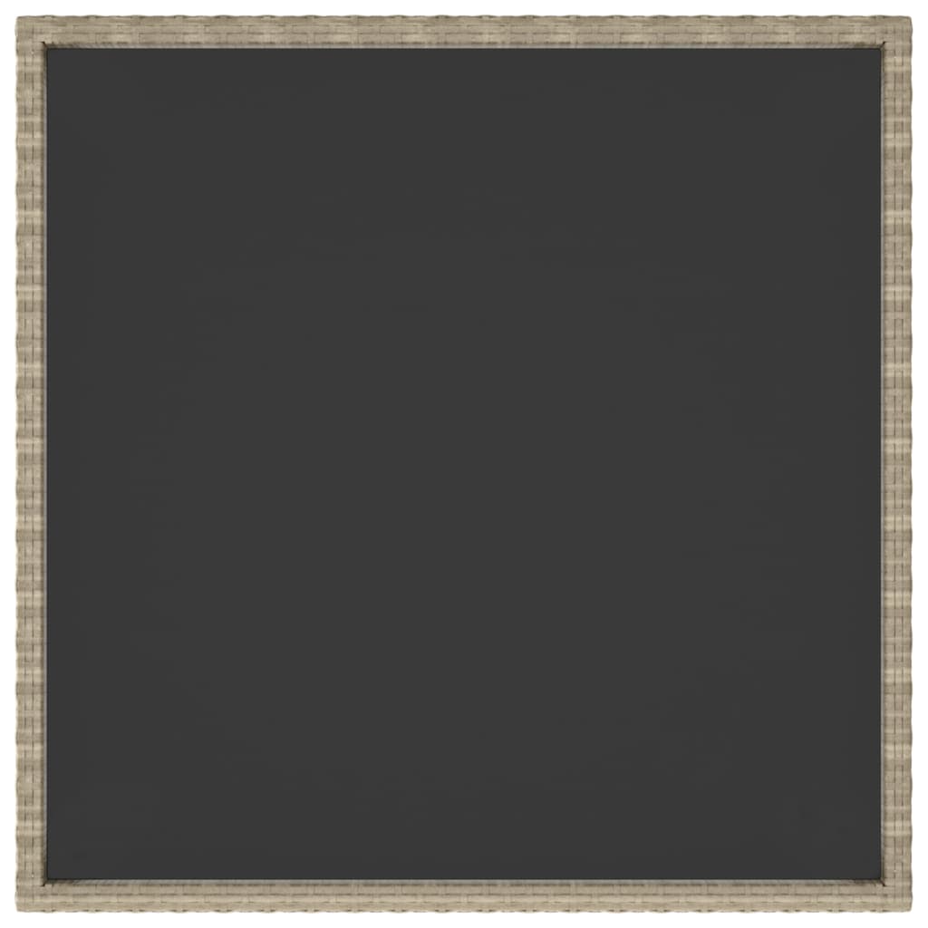 Garden Table 90X90X75 Cm Poly Rattan