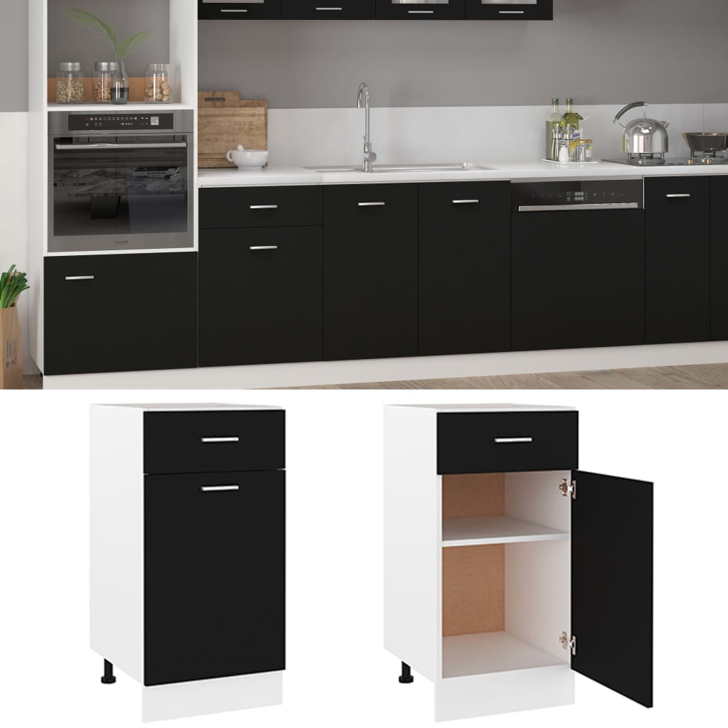 Drawer Bottom Cabinet Lyon 40X46X81.5 Cm Engineered Wood