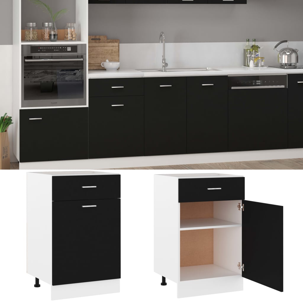 Drawer Bottom Cabinet Lyon 50X46X81.5 Cm Engineered Wood