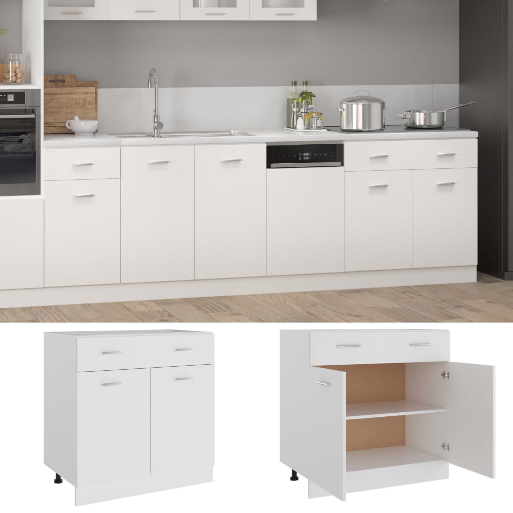 Drawer Bottom Cabinet Lyon 80X46X81.5 Cm Engineered Wood