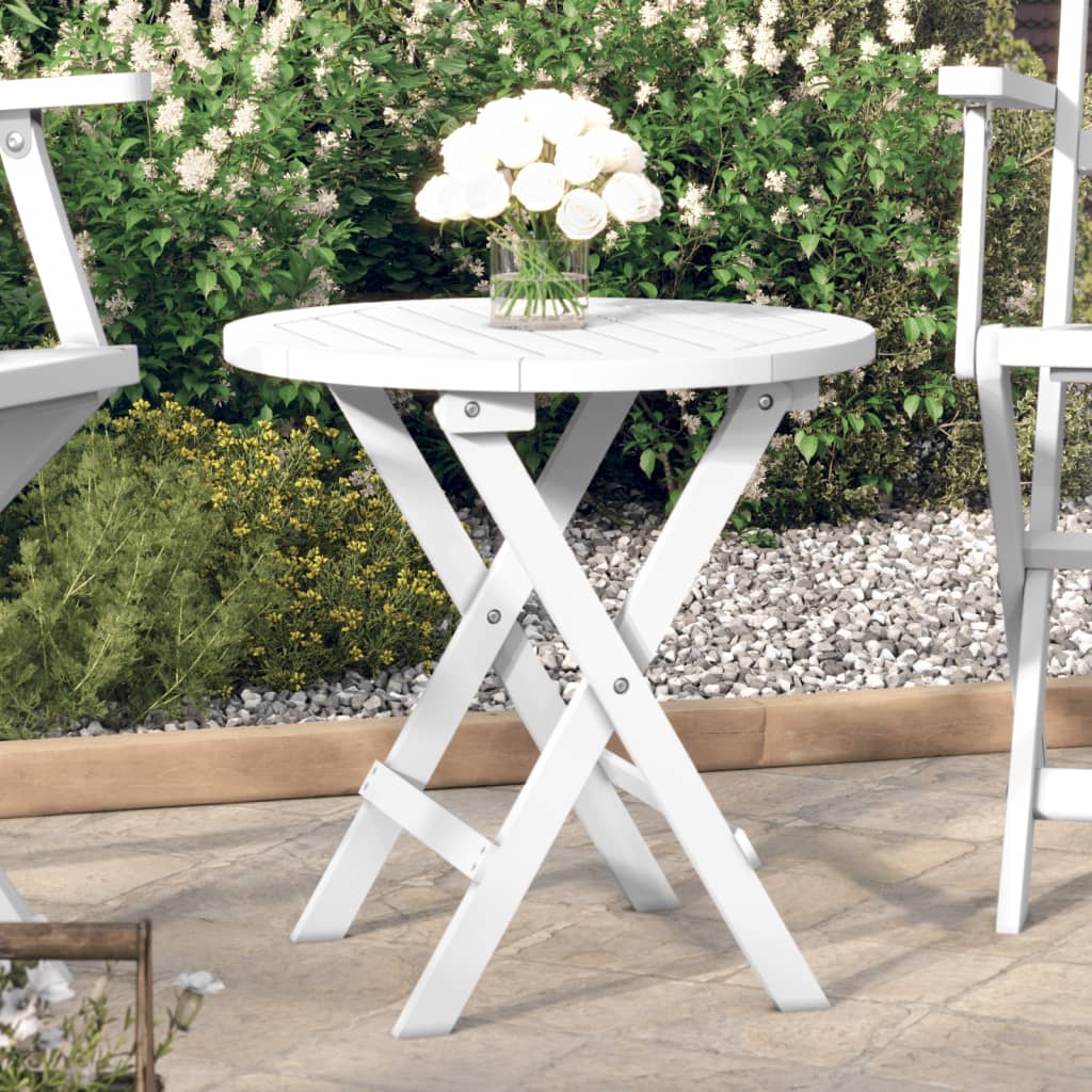 Bistro Table 46X46X47 Cm Solid Acacia Wood