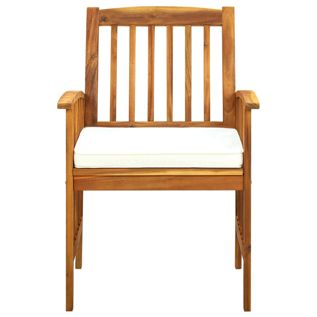 9 Piece Garden Dining Set With Cushions Solid Acacia Wood