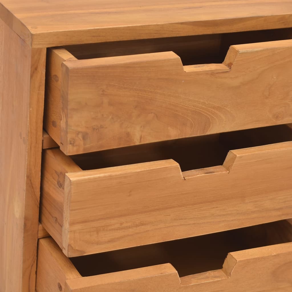Bedside Cabinet 40X30X40 Cm Solid Teak Wood