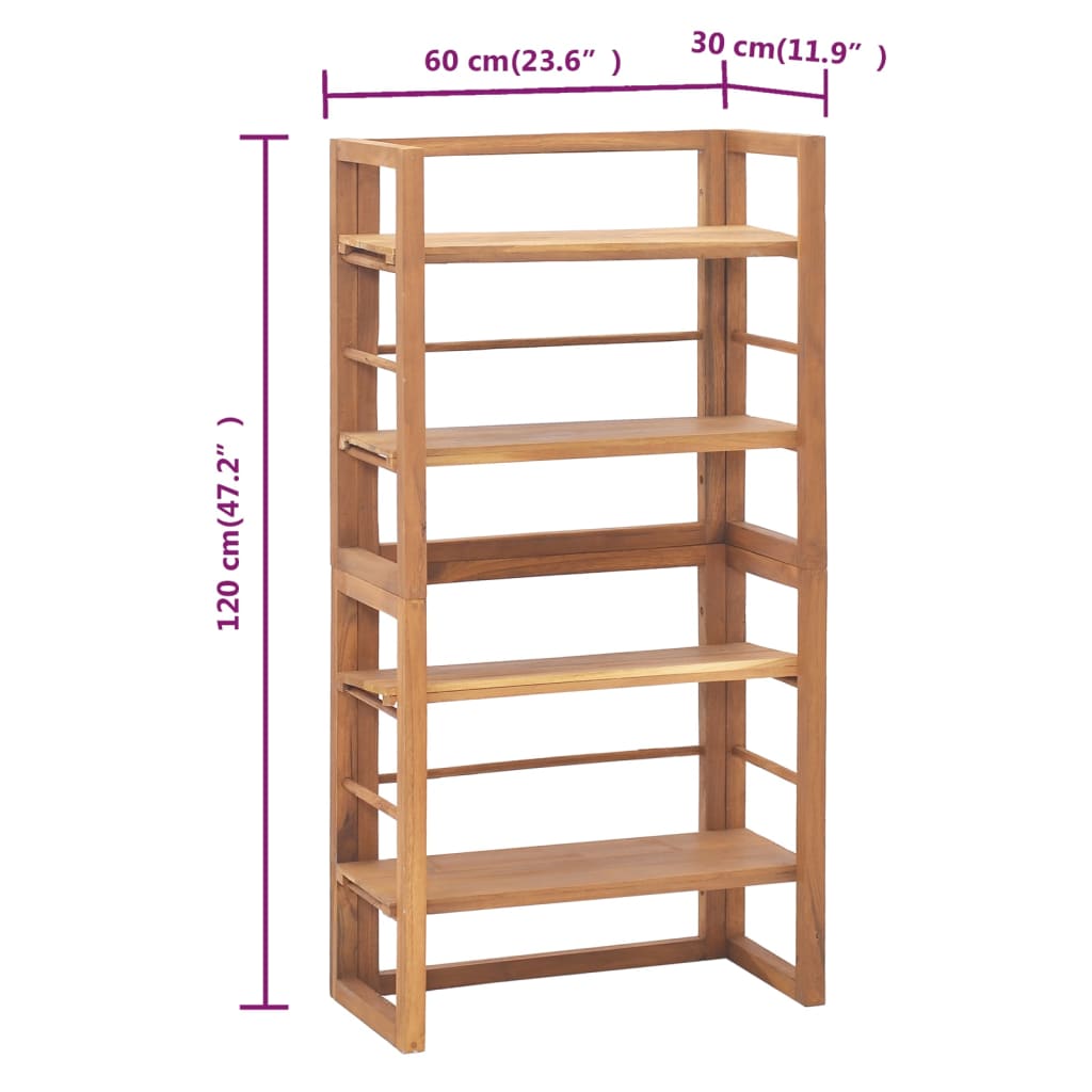 Shelving Unit 60X30X Solid Teak Wood