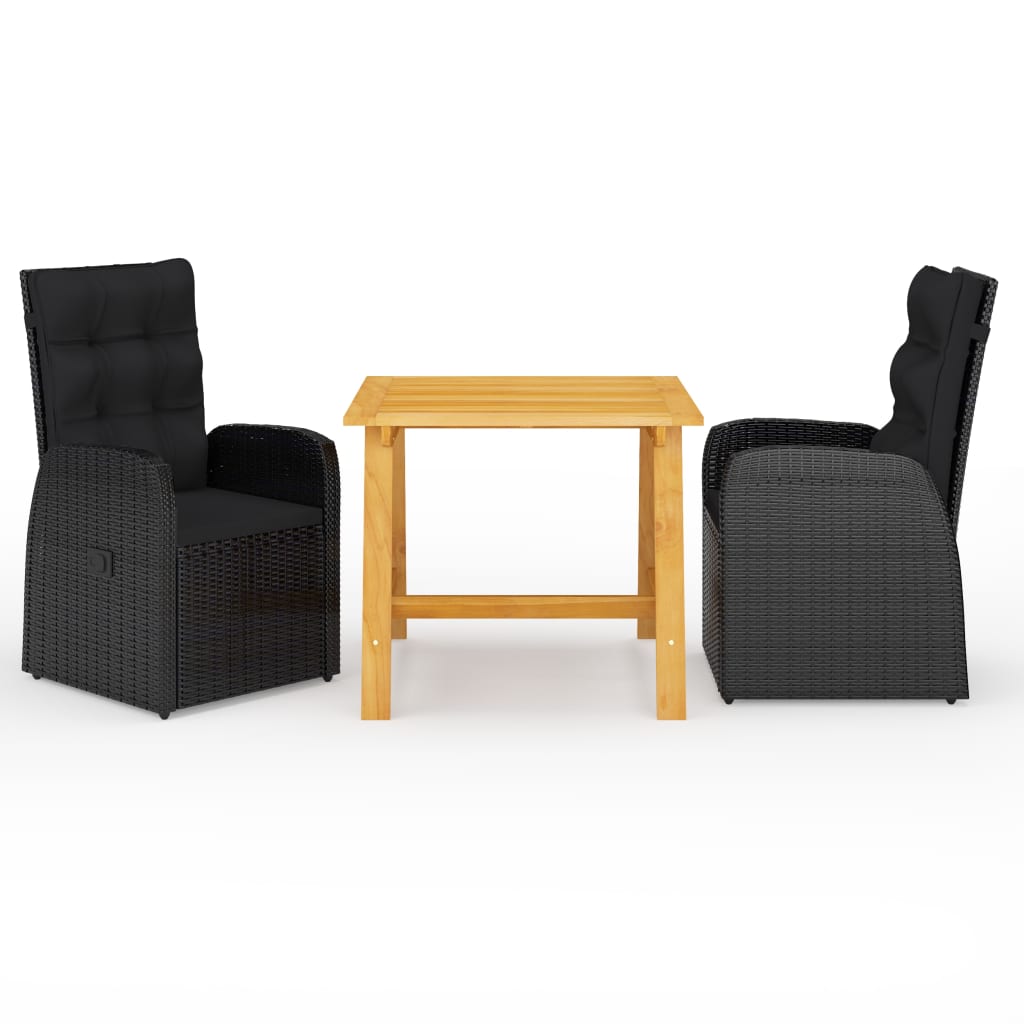 3 Piece Garden Dining Set