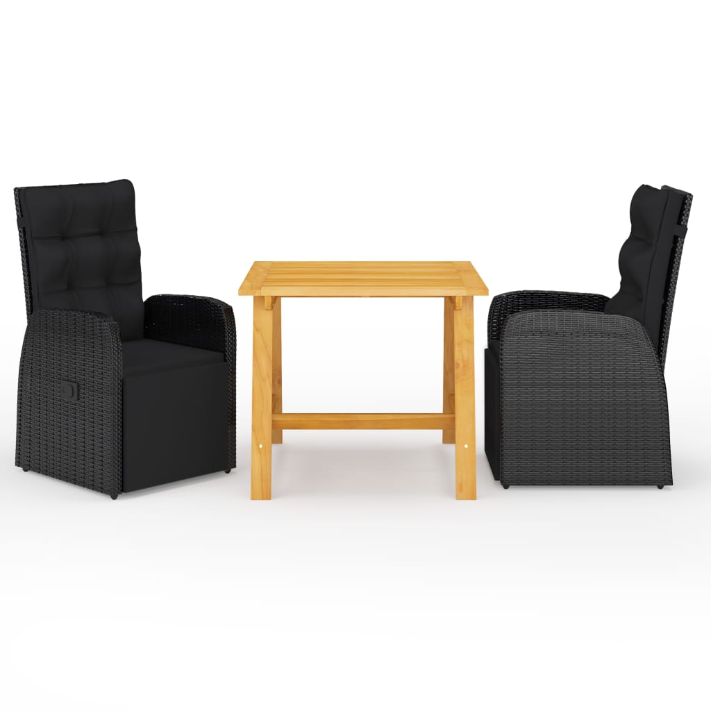 3 Piece Garden Dining Set