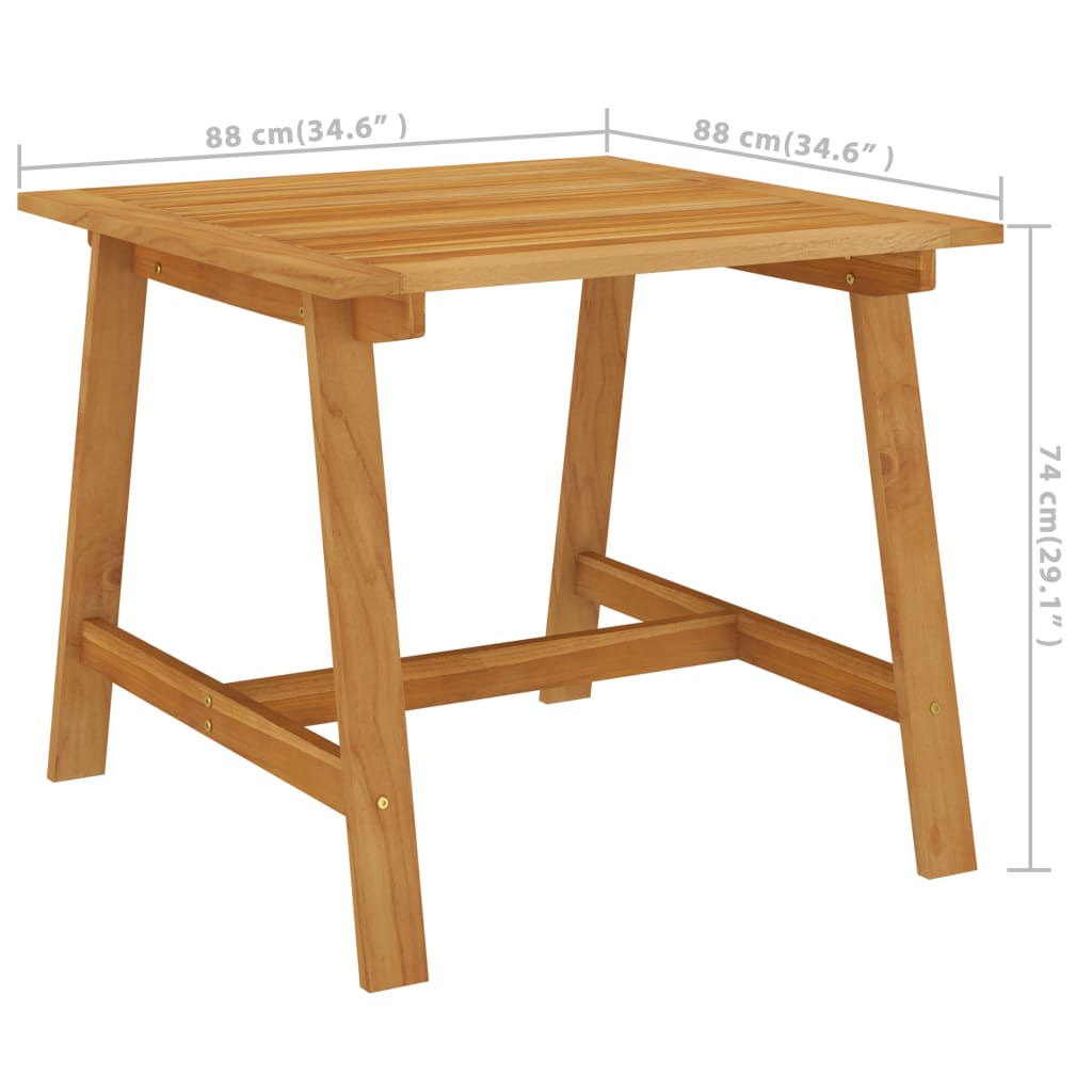 3 Piece Garden Dining Set