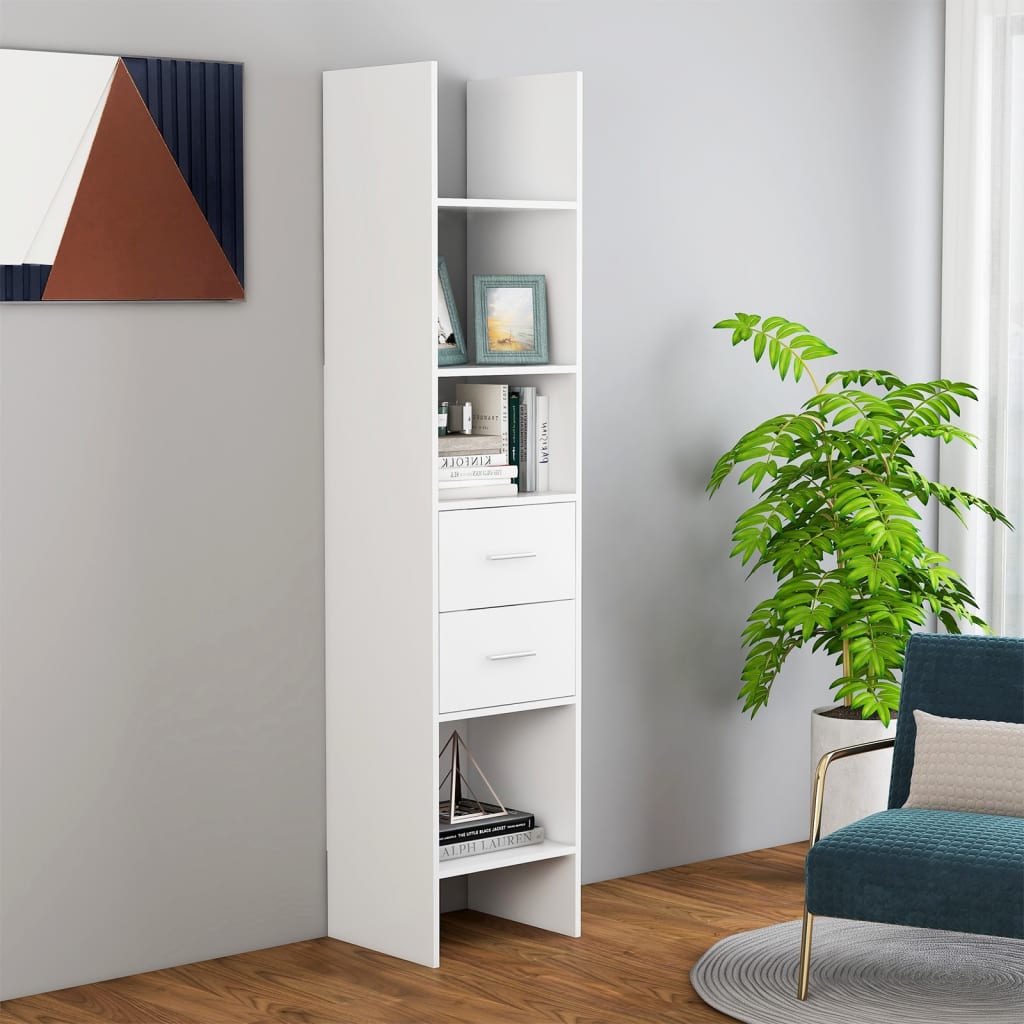 Book Cabinet 40X35X180 Cm Engineered Wood