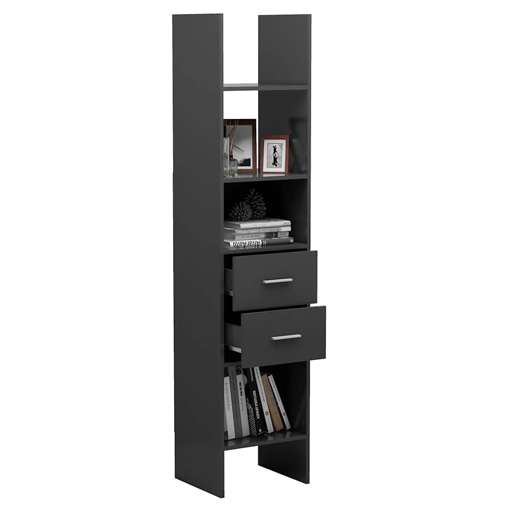Book Cabinet 40X35X180 Cm Engineered Wood