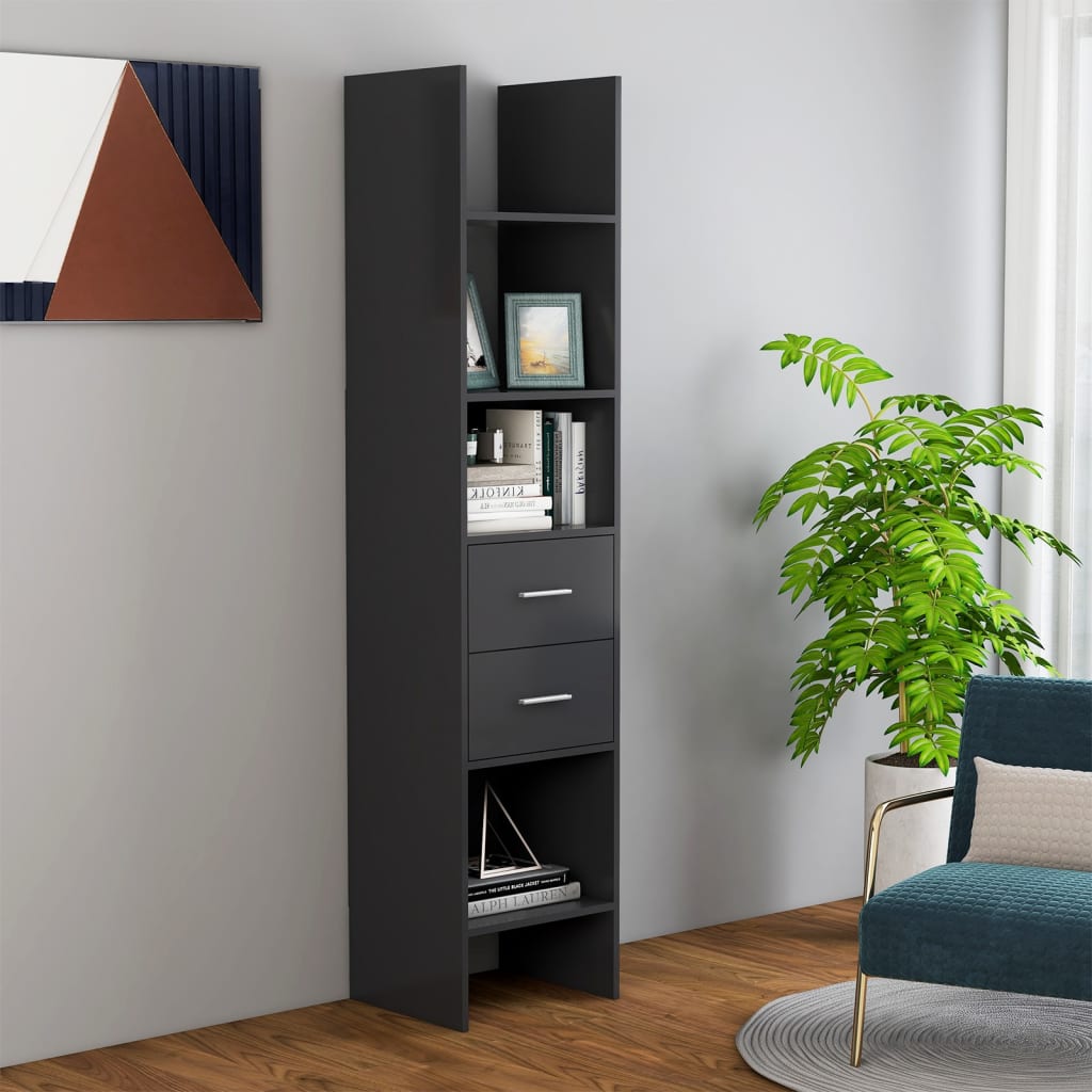Book Cabinet 40X35X180 Cm Engineered Wood
