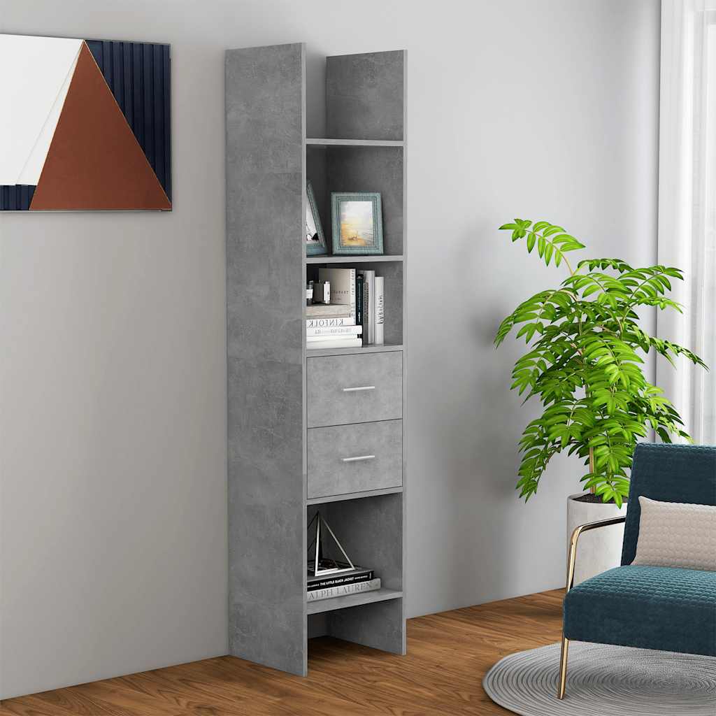 Book Cabinet 40X35X180 Cm Engineered Wood