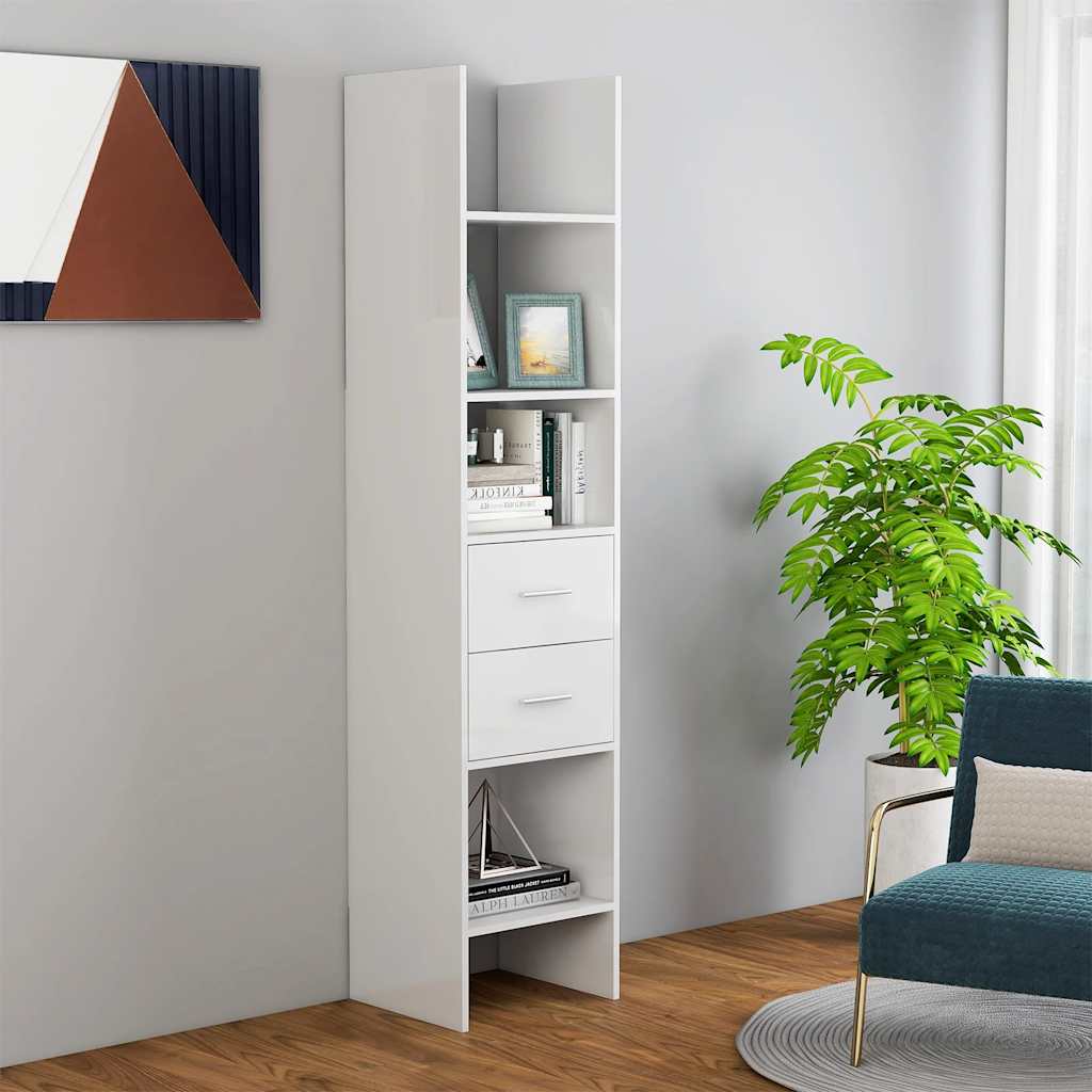 Book Cabinet 40X35X180 Cm Engineered Wood
