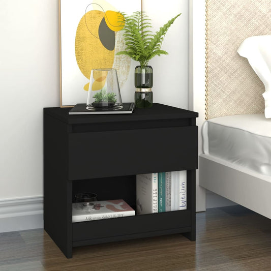 Bedside Cabinet 40X30X39 Cm Engineered Wood