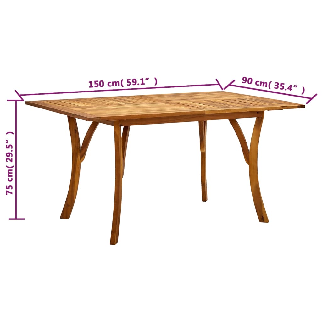 5 Piece Garden Dining Set