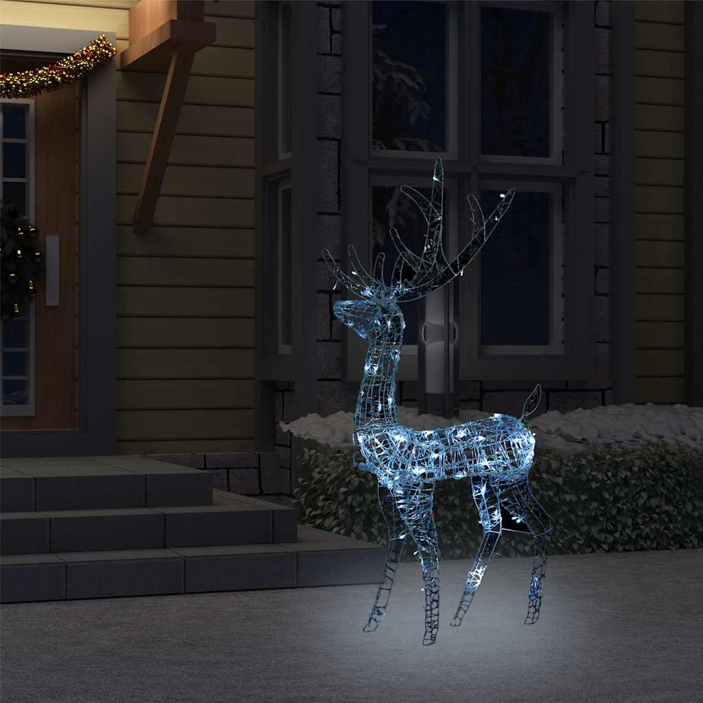 Acrylic Reindeer Christmas Decoration 140 Leds 120 Cm