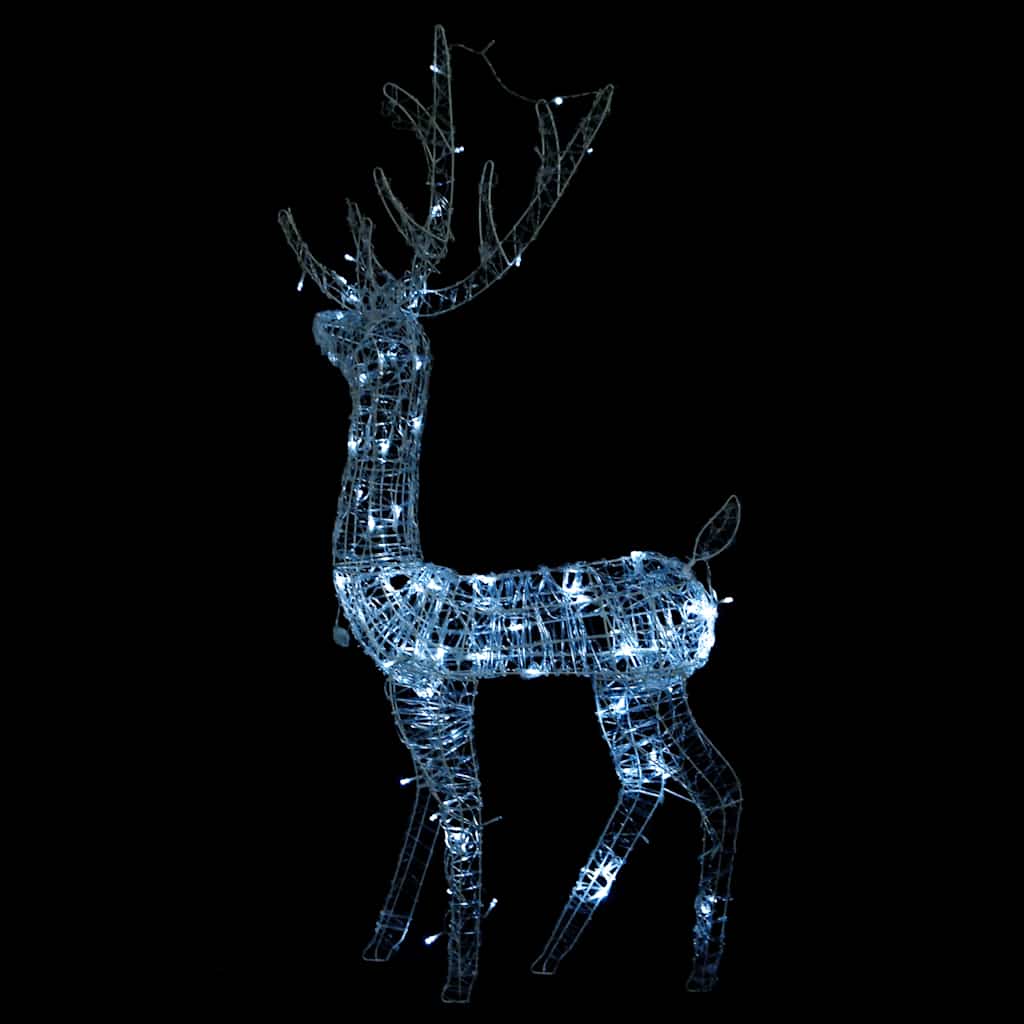Acrylic Reindeer Christmas Decoration 140 Leds 120 Cm