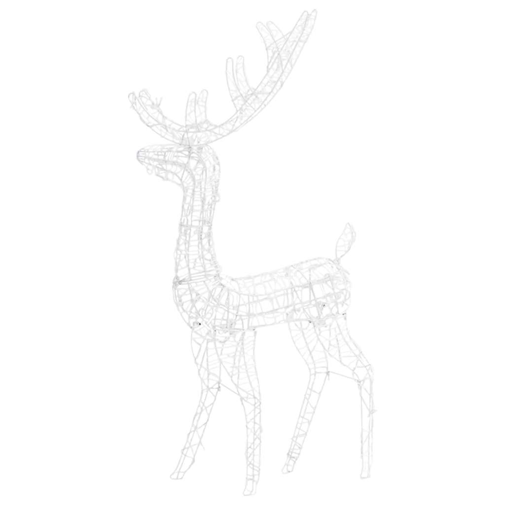 Acrylic Reindeer Christmas Decoration 140 Leds 120 Cm