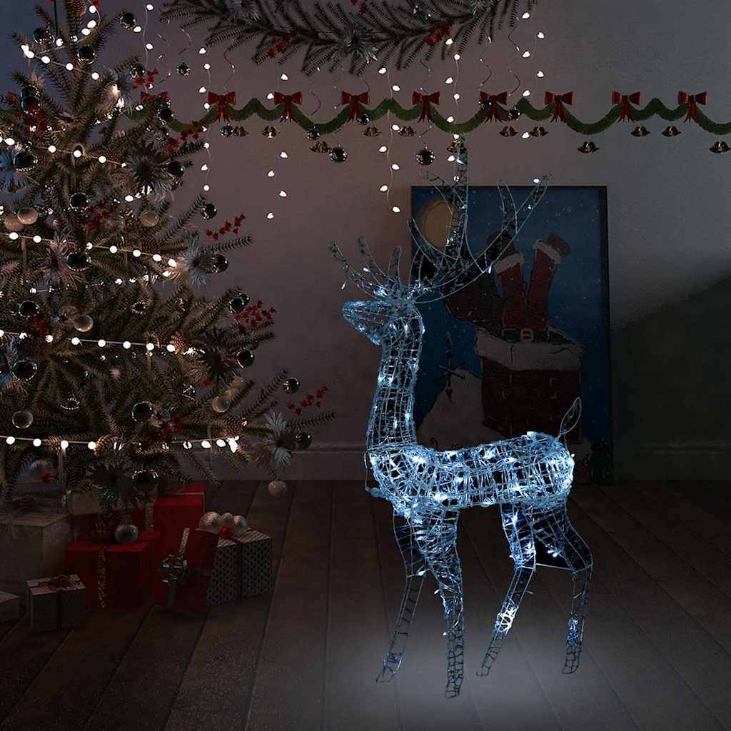 Acrylic Reindeer Christmas Decoration 140 Leds 120 Cm