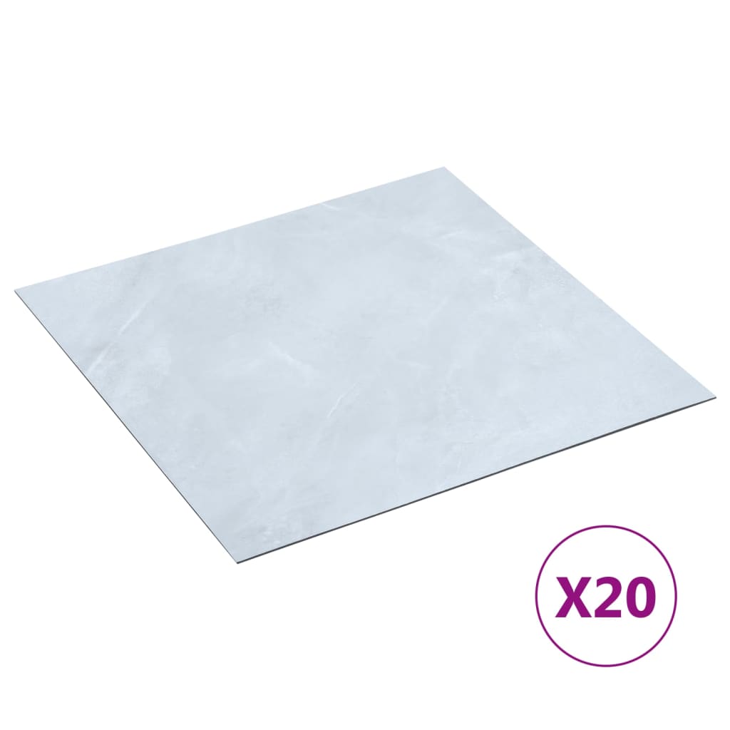 Self-Adhesive Flooring Planks 20 Pcs Pvc 1.86 M² Beige