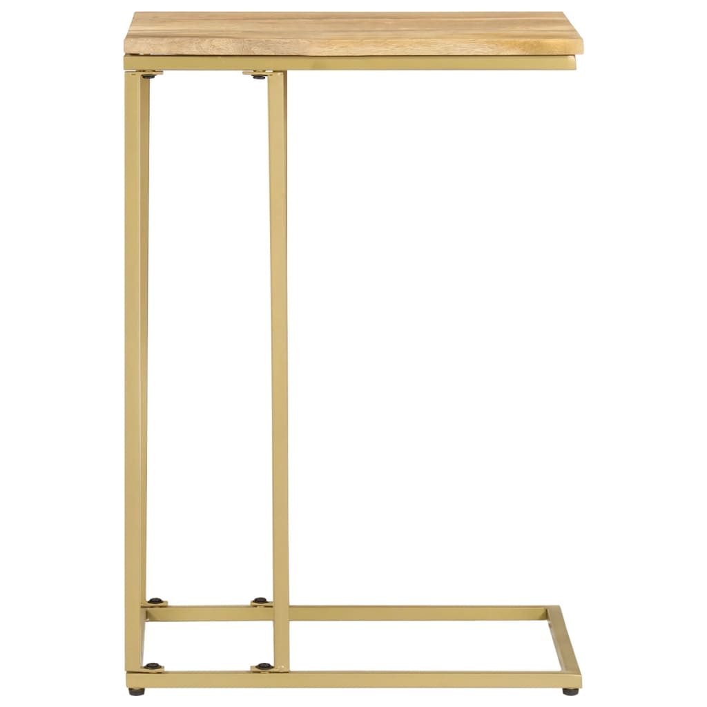 Side Table 35X45X65 Cm Solid Mango Wood
